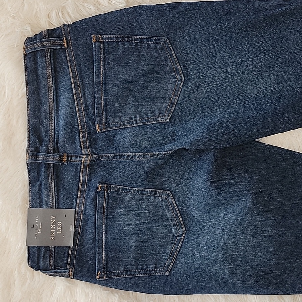 The Limited Dark Wash Skinny Jeans Women Size 2R NWT - Picture 4 of 11